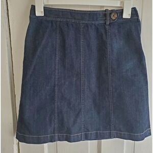 Ann Taylor Petite Denim Pencil Skirt